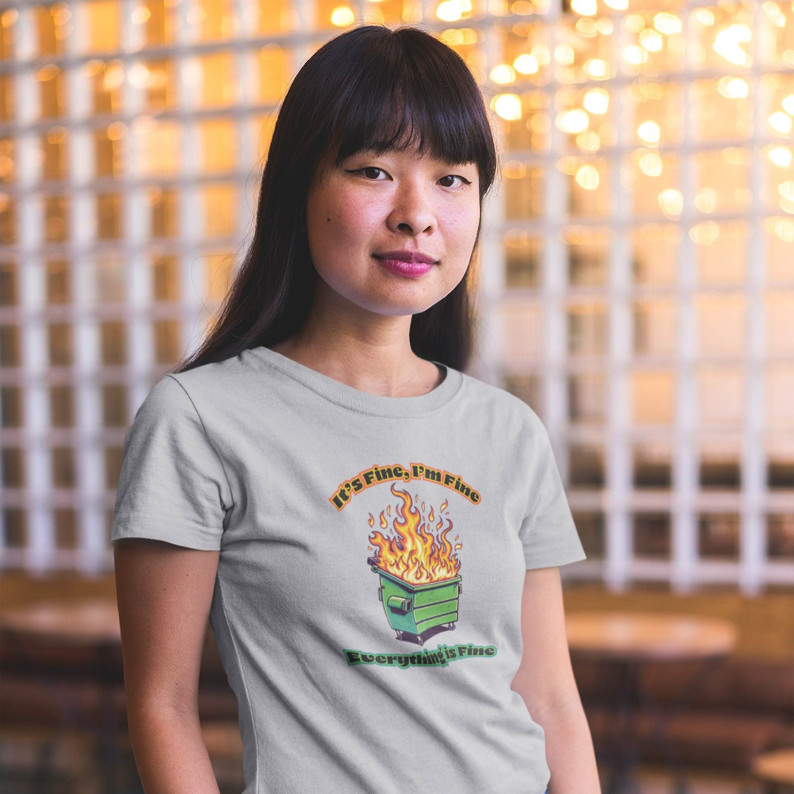 Dumpster Fire funny t-shirt
