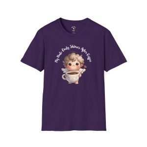My Halo Only Shines After Coffee funny t-shirt