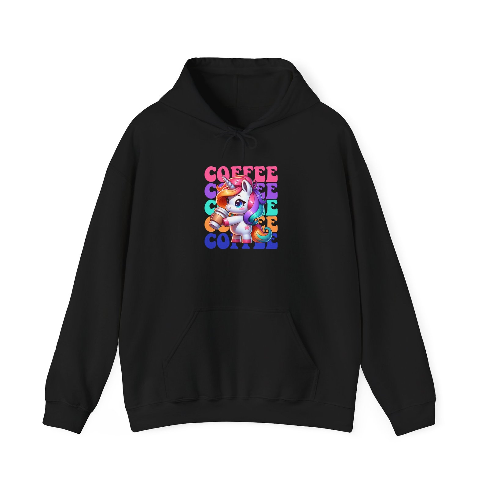 Unicorn Coffee funny hoodie