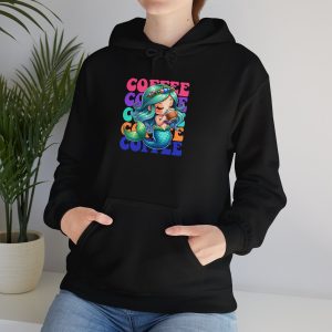 Mermaid Coffee funny hoodie