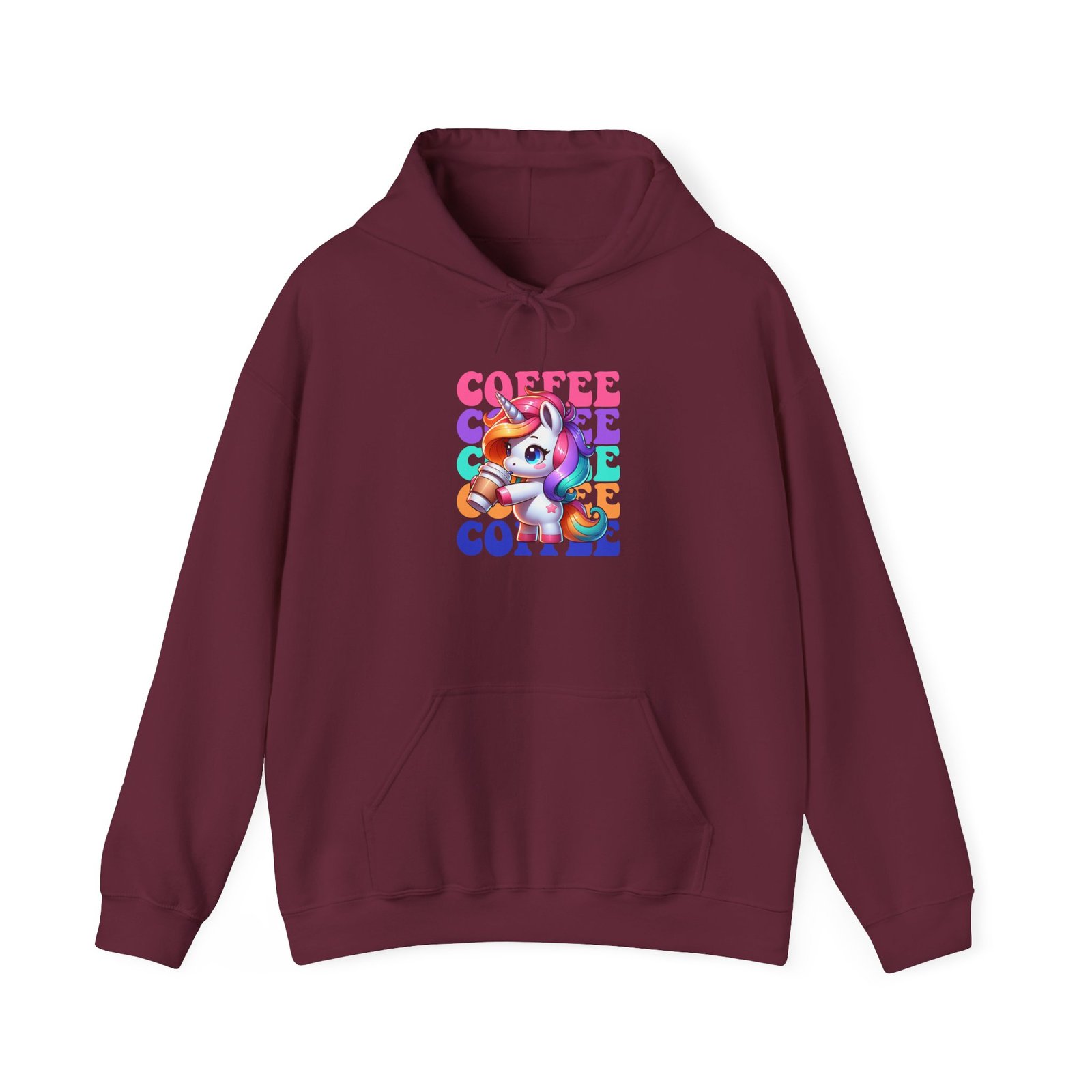 Unicorn Coffee funny hoodie