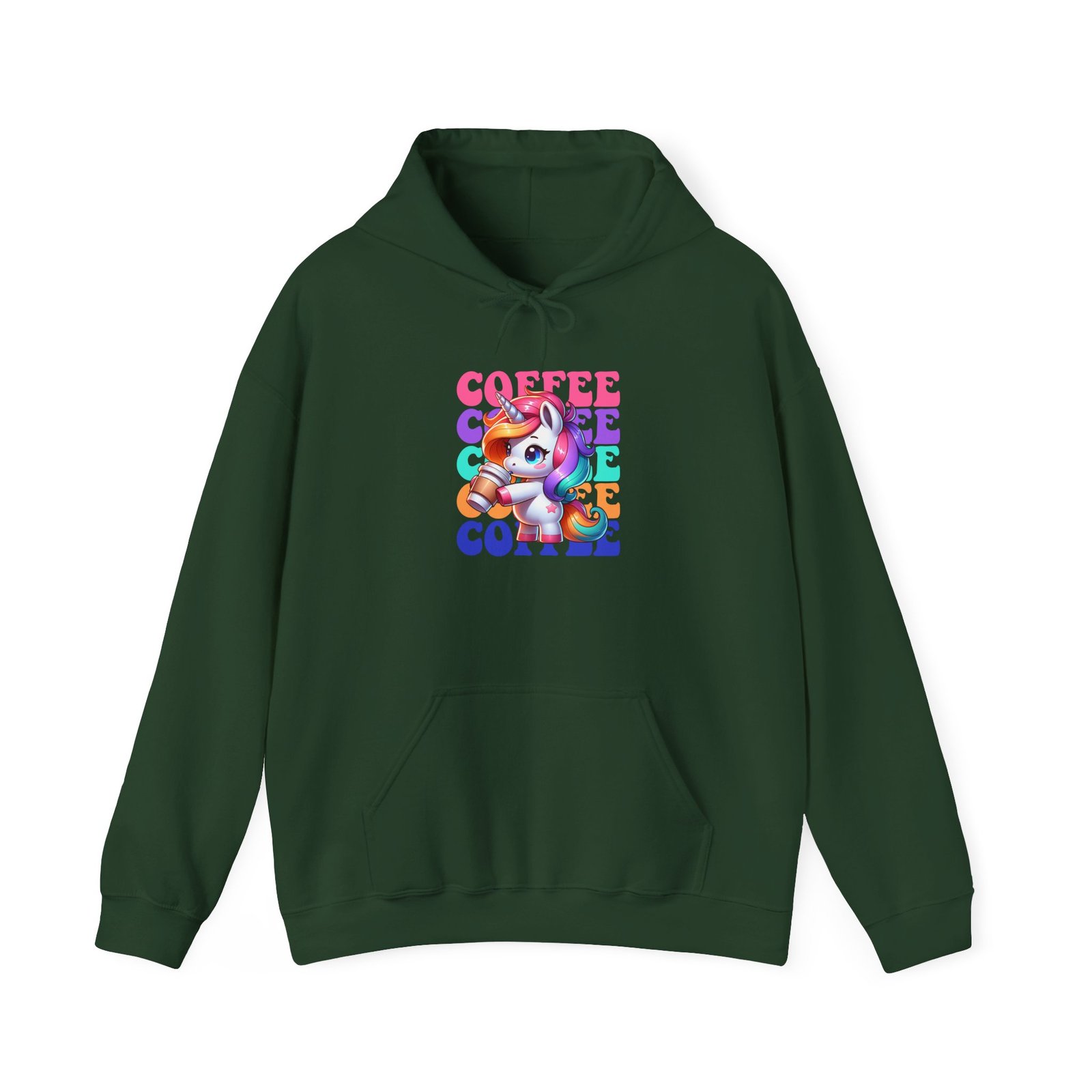 Unicorn Coffee funny hoodie