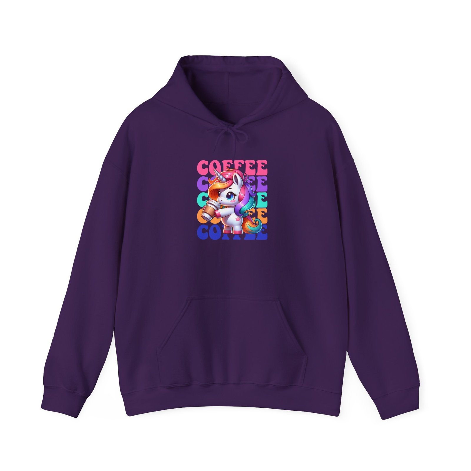 Unicorn Coffee funny hoodie