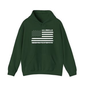 Distressed Flag funny hoodie