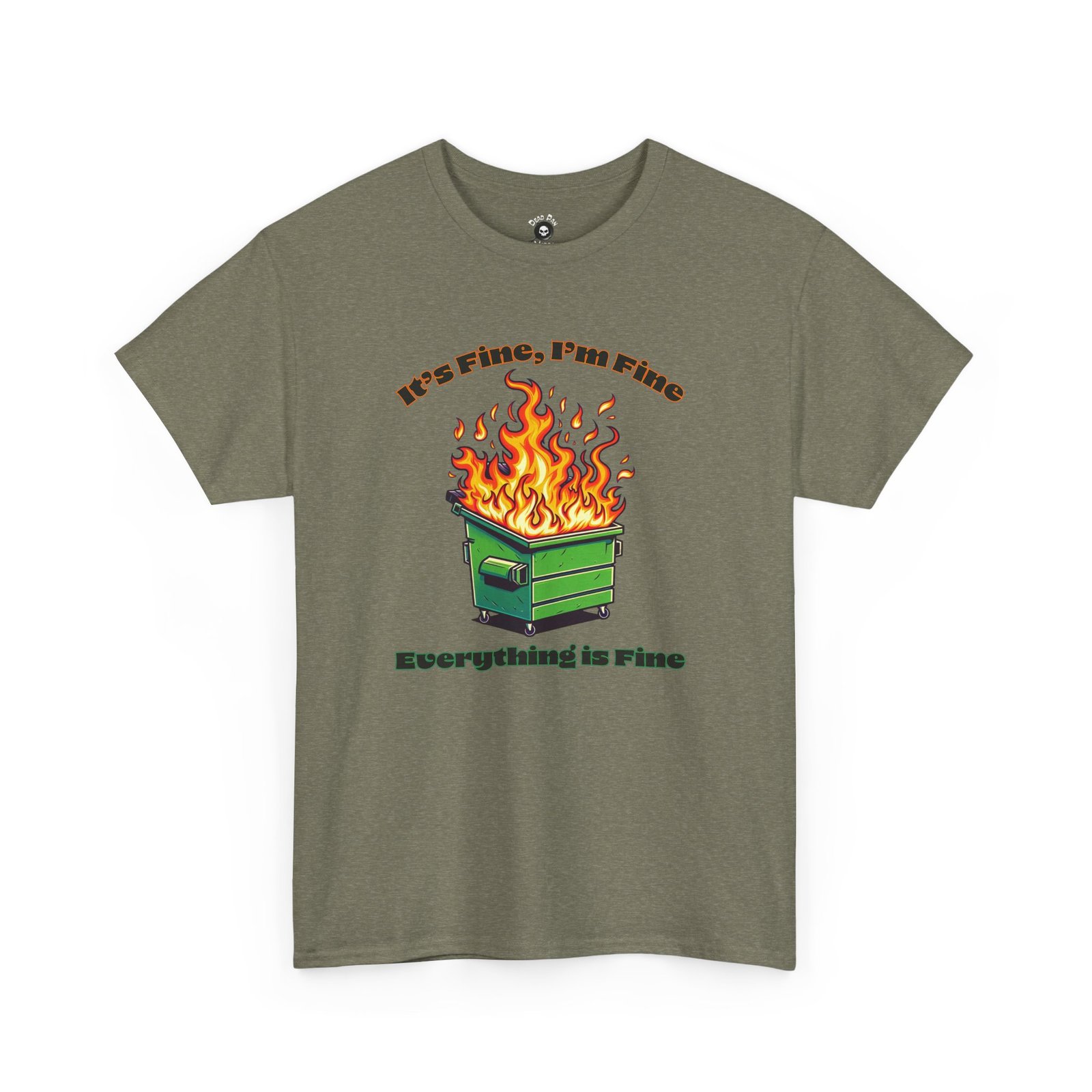 Dumpster Fire funny t-shirt