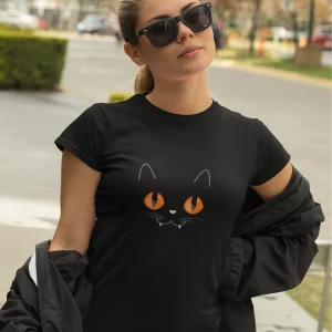 Halloween Cat funny t-shirt