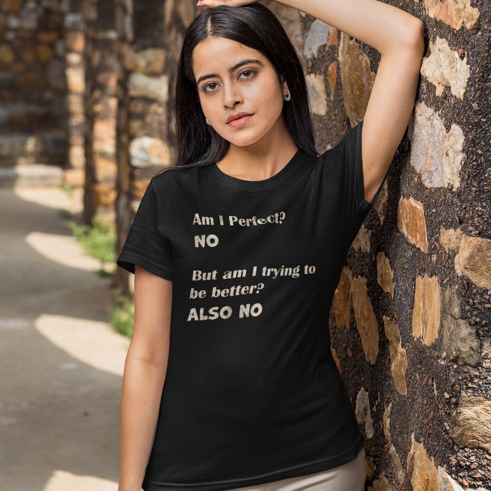 Am I Perfect? funny t-shirt