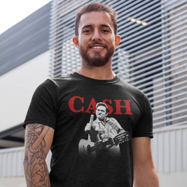 Cash Merch Johnny Cash T-shirt: Iconic Design for Fans - Dead Pan Merch