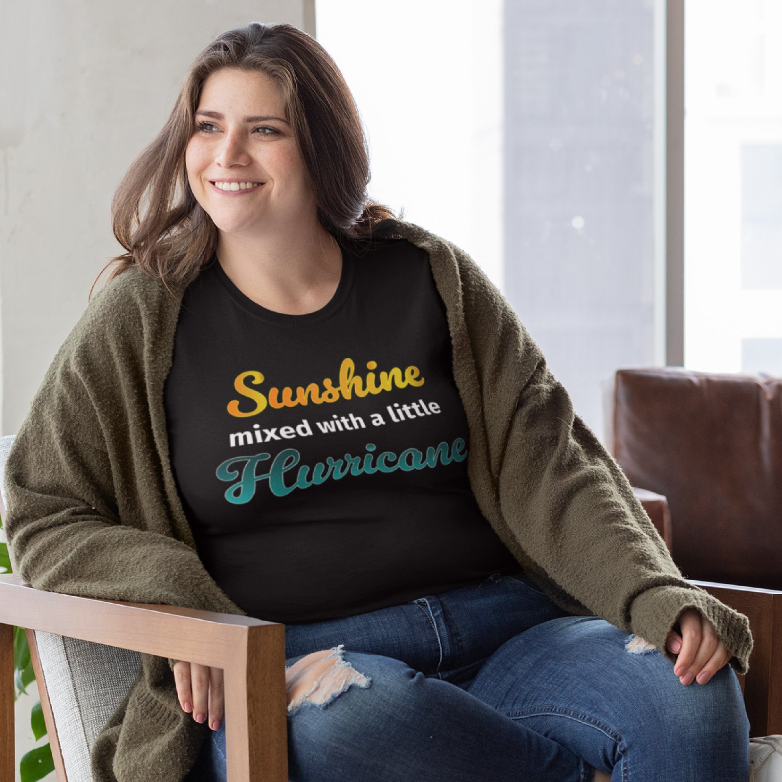 Sunshine And Hurricane funny t-shirt