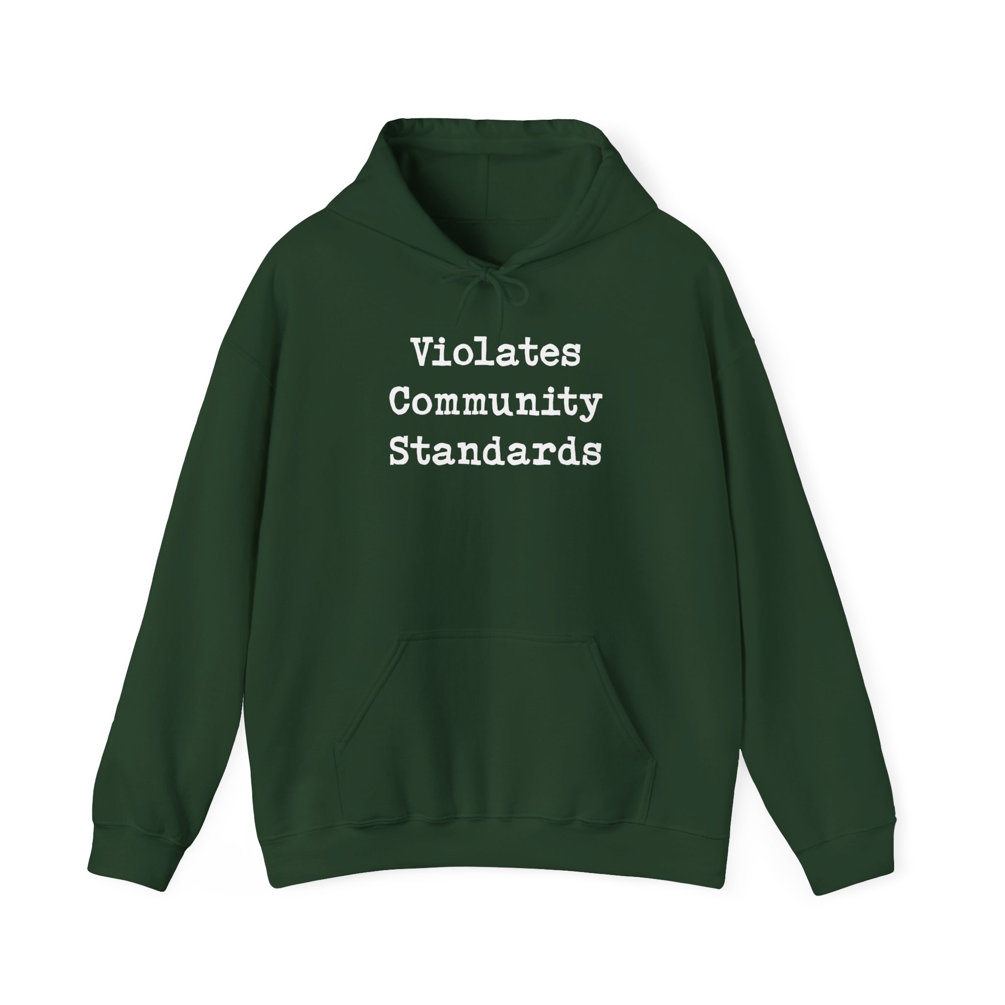 Violates Community Standards funny hoodie