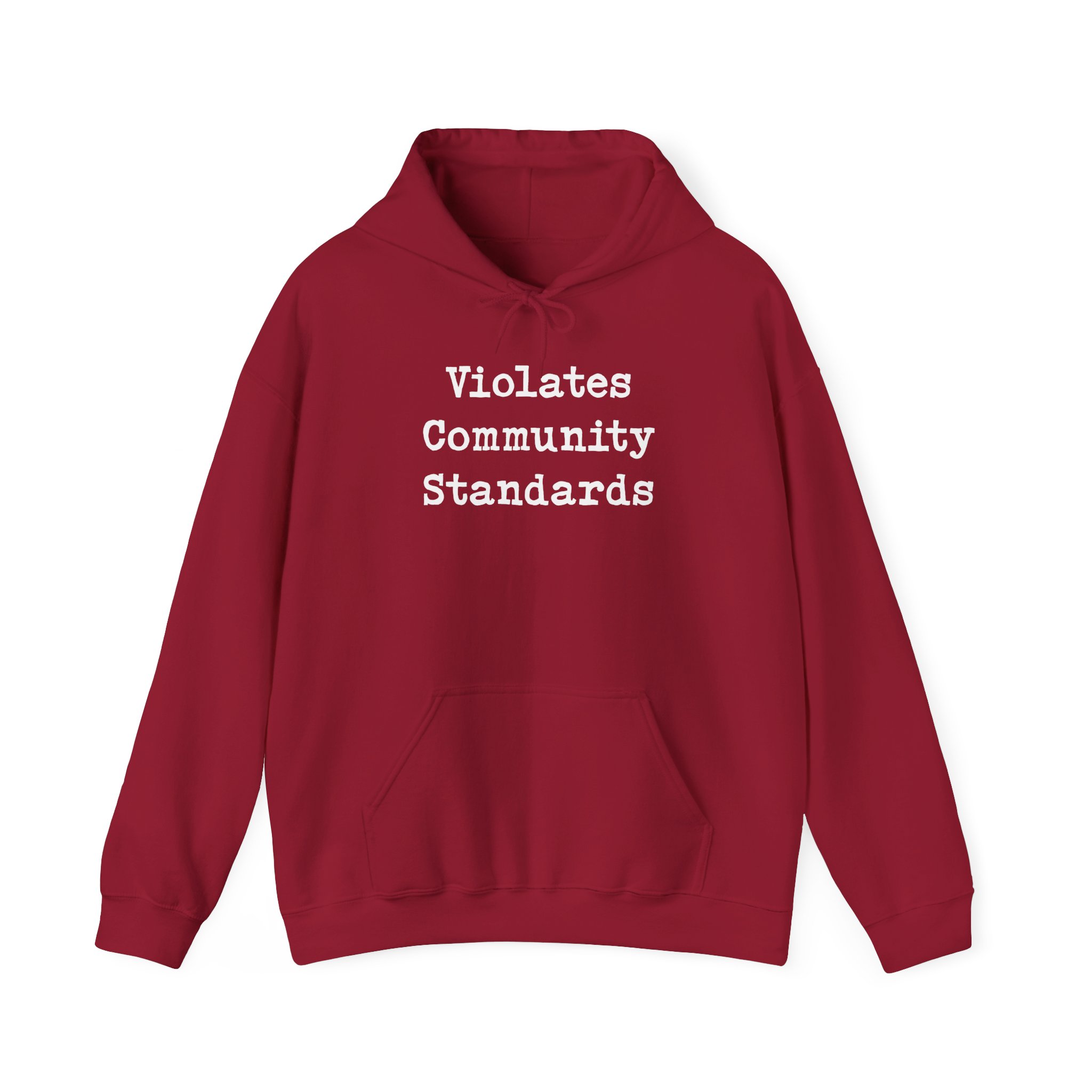 Violates Community Standards funny hoodie
