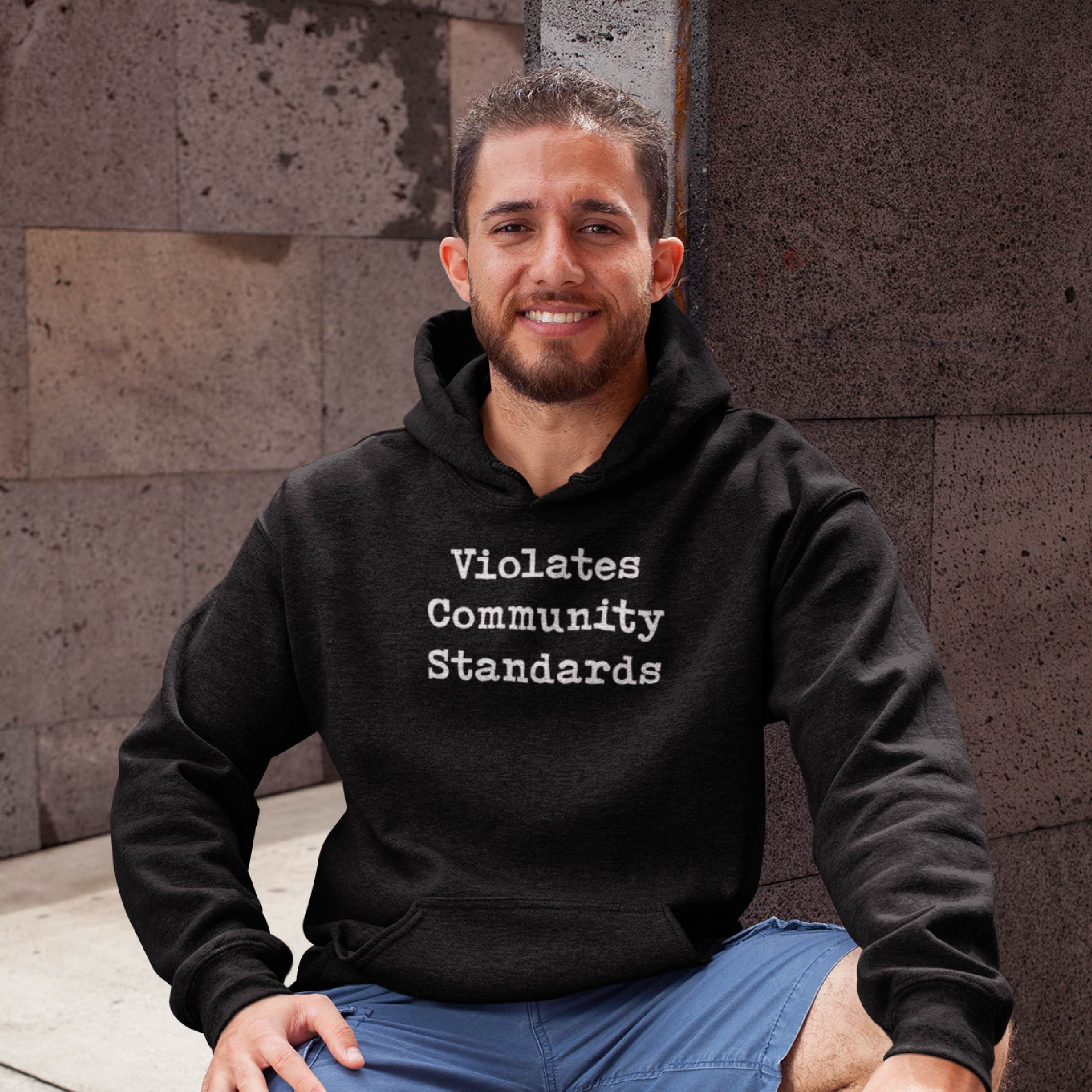 Violates Community Standards funny hoodie