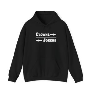 Stuck in the middle sarcastic hoodie in black