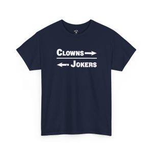 Stuck in the middle sarcastic t-shirt in navy
