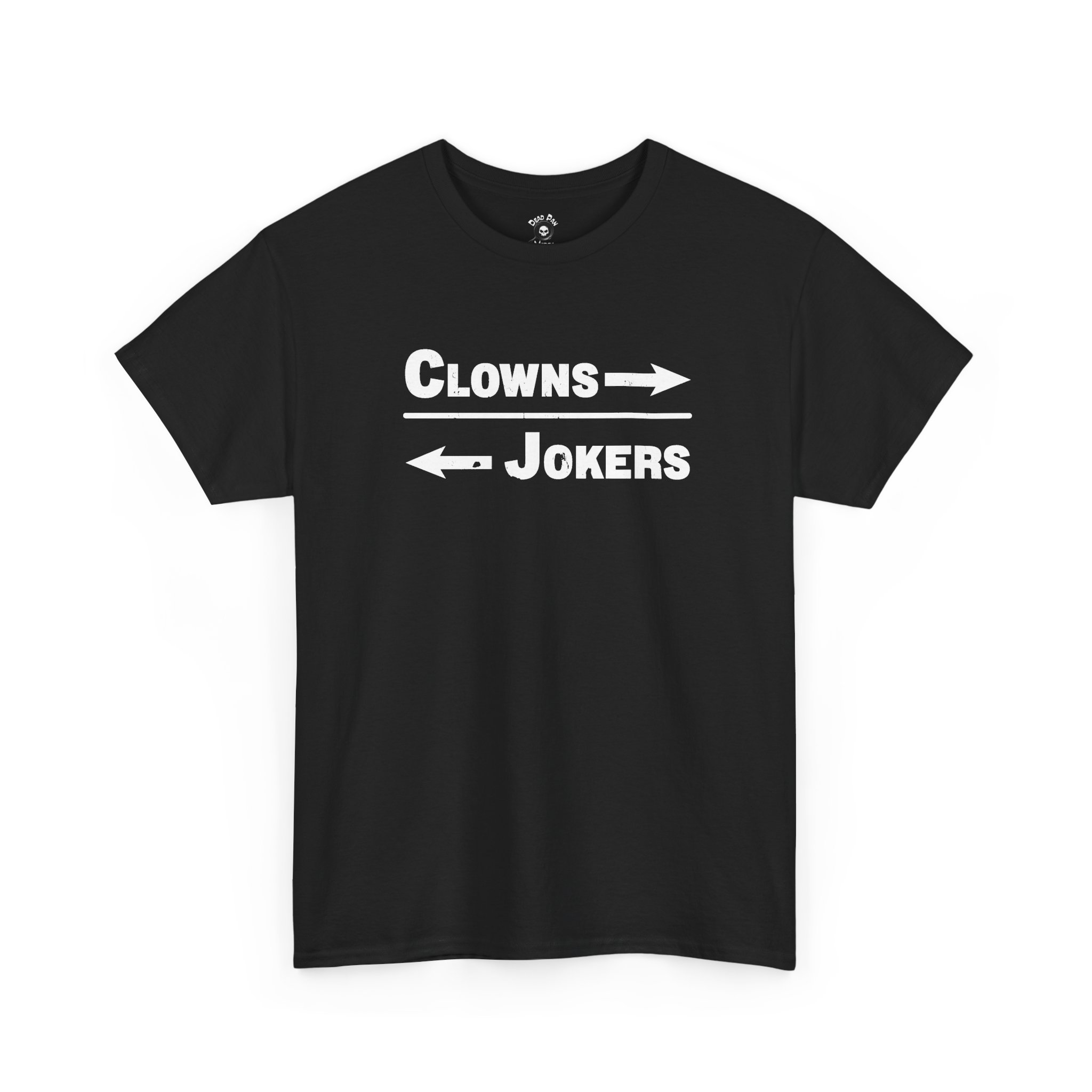 Stuck in the middle sarcastic t-shirt in black
